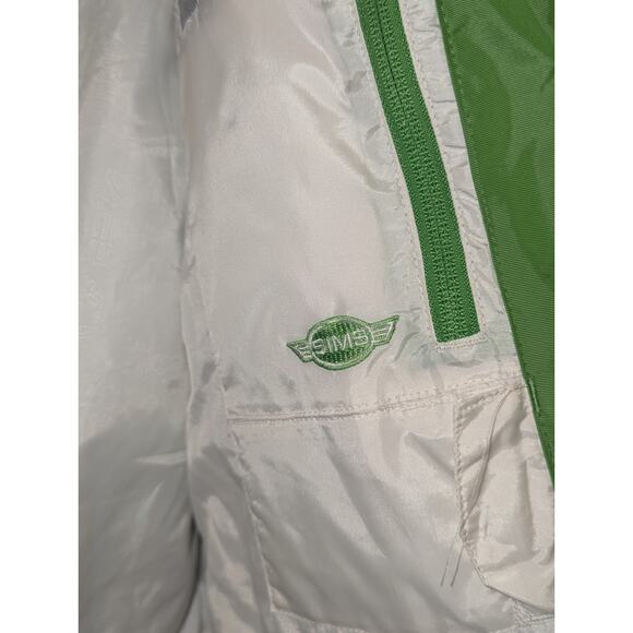 Sims Ski Coat Adult Large Green Full Zip Hooded Coat Midweight Mens Snowboard - Picture 10 of 13